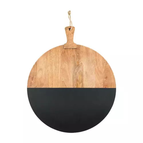 Mud Pie Black Wood Board | Scheels