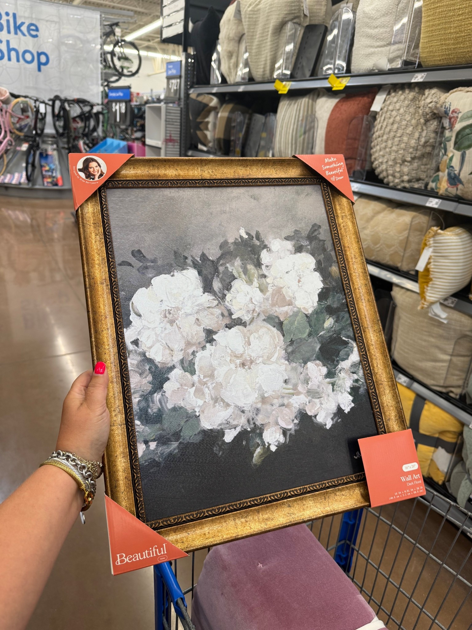 Walmart floral wall art + gold frame is stunning!! 

#LTKHome #LTKFindsUnder50 #LTKStyleTip