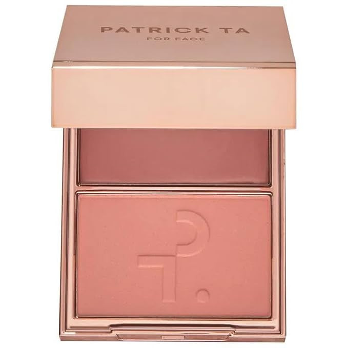 PATRICK TA Major Beauty Headlines - Double-Take Crème & Powder Blush - Not Too Much (soft rosey ... | Amazon (US)