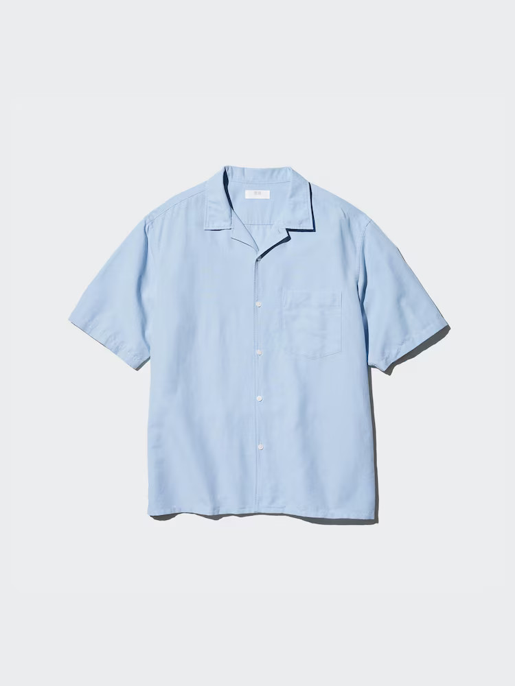 Cotton Linen Shirt (Short Sleeve) | UNIQLO (UK)