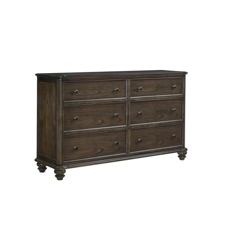 Progressive Furniture Pearson Wood Dresser in Aged Oak Brown | Walmart (US)