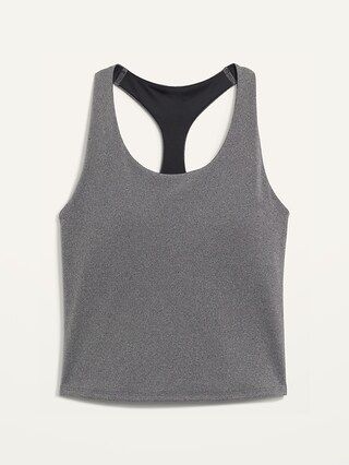 PowerSoft Cropped Shelf-Bra Tank Top for Women | Old Navy (US)