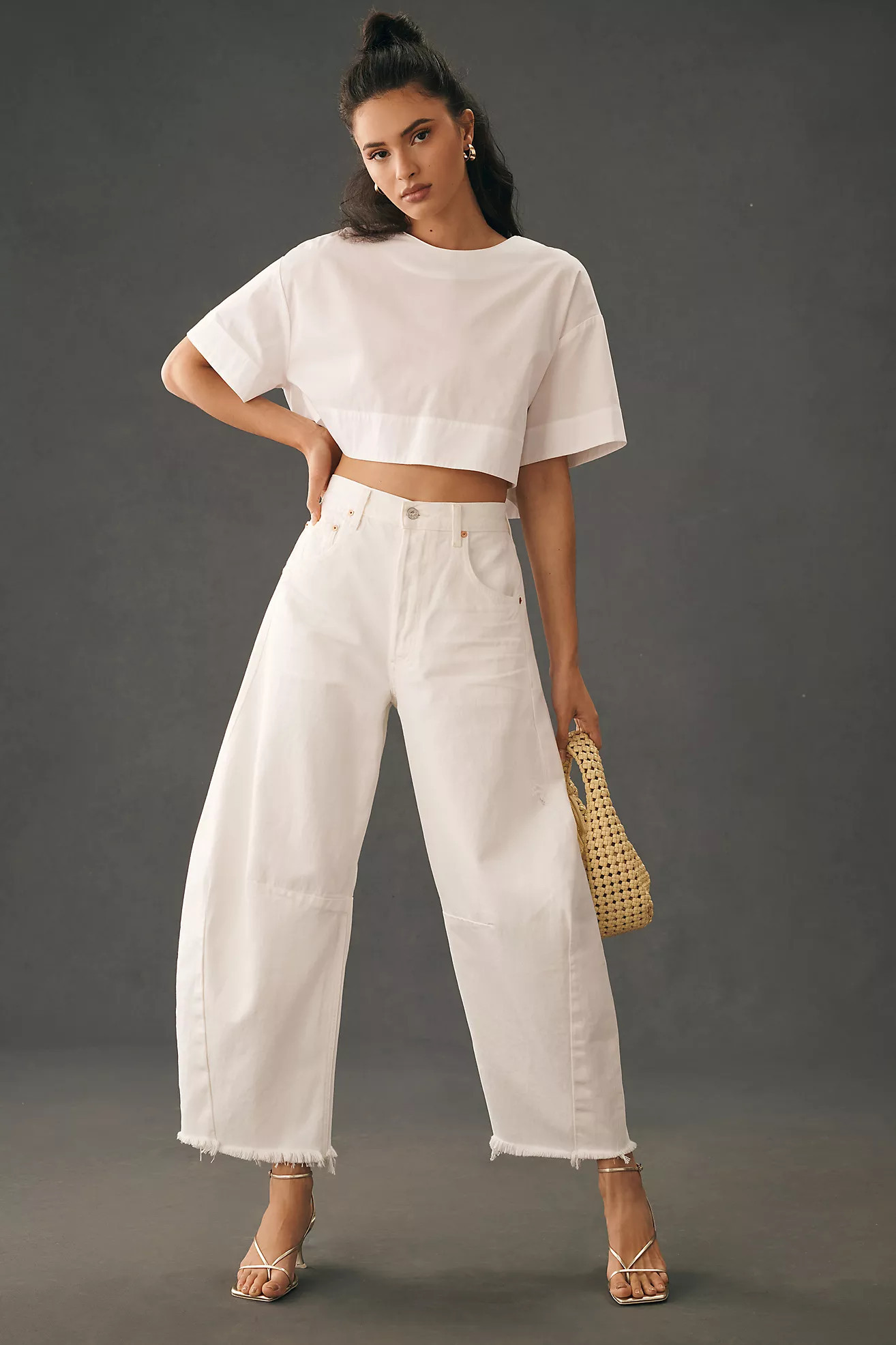 Citizens of Humanity Horseshoe High-Rise Wide-Leg Jeans | Anthropologie (US)