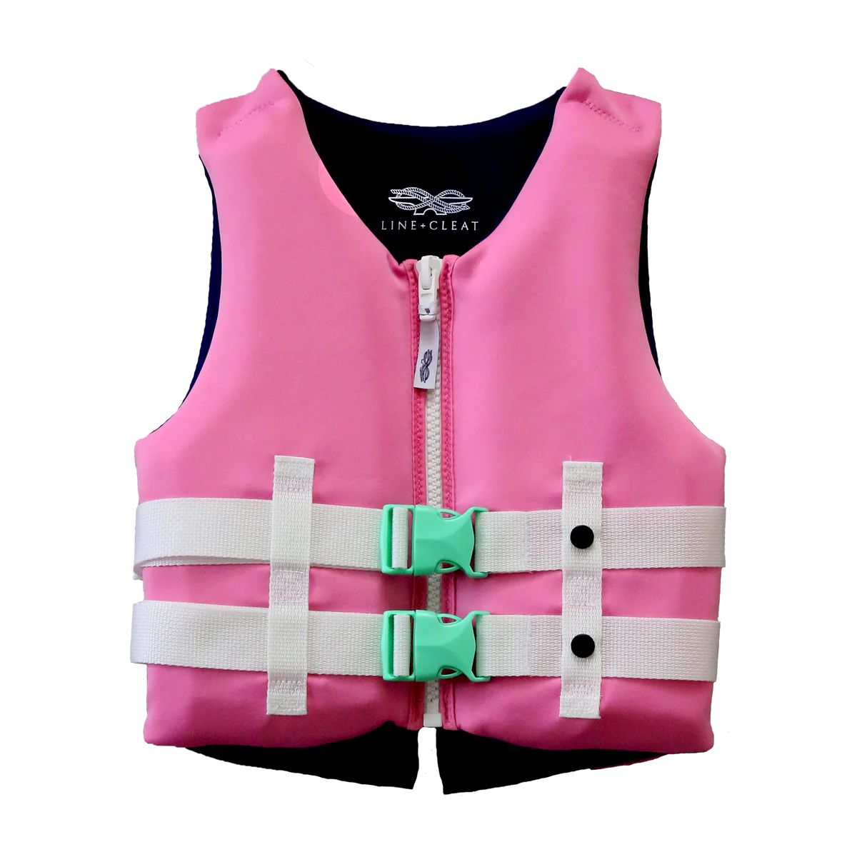 Pink USCG Life Jacket (50-90 lbs) | Line + Cleat