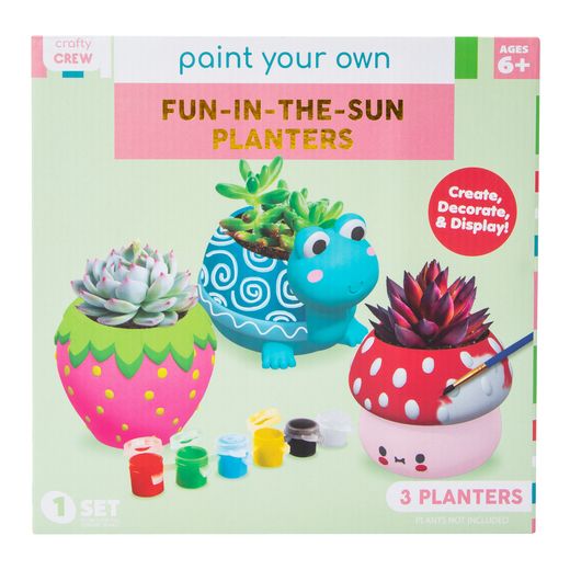 Paint Your Own Planters Kit 3-Count | Five Below