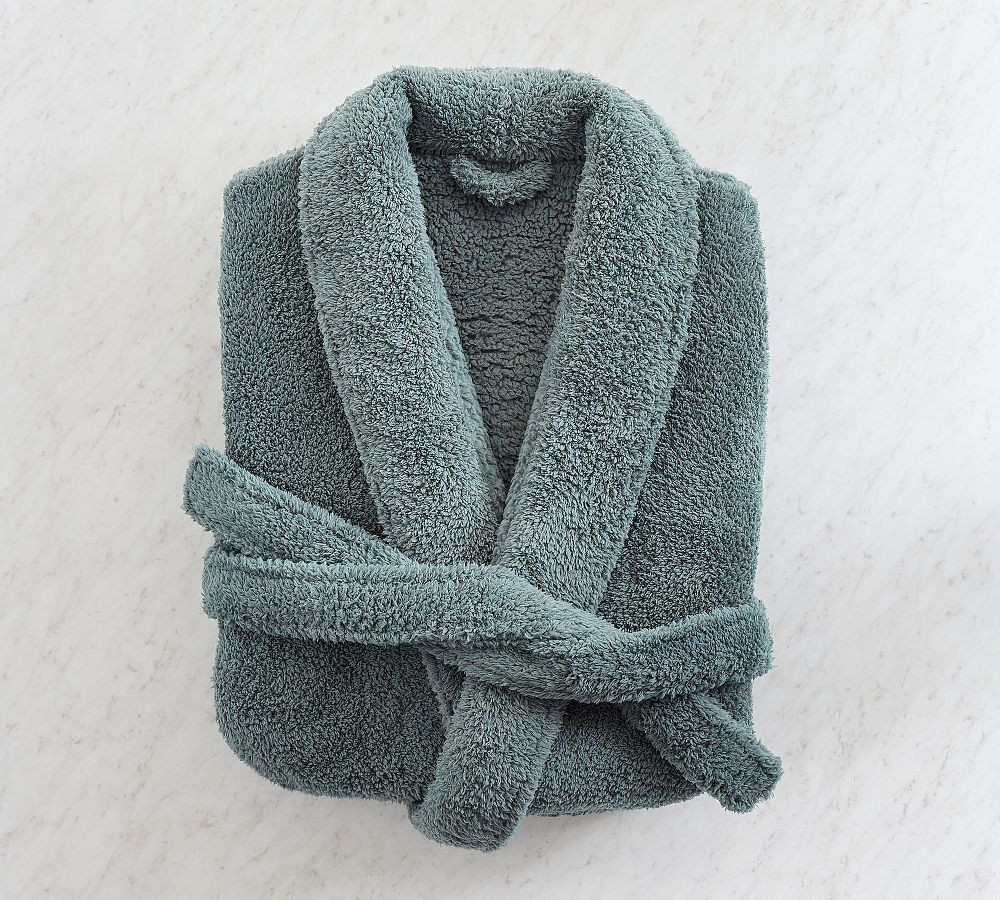 Cozy Comfort Robe, Steel Blue, Small | Pottery Barn (US)