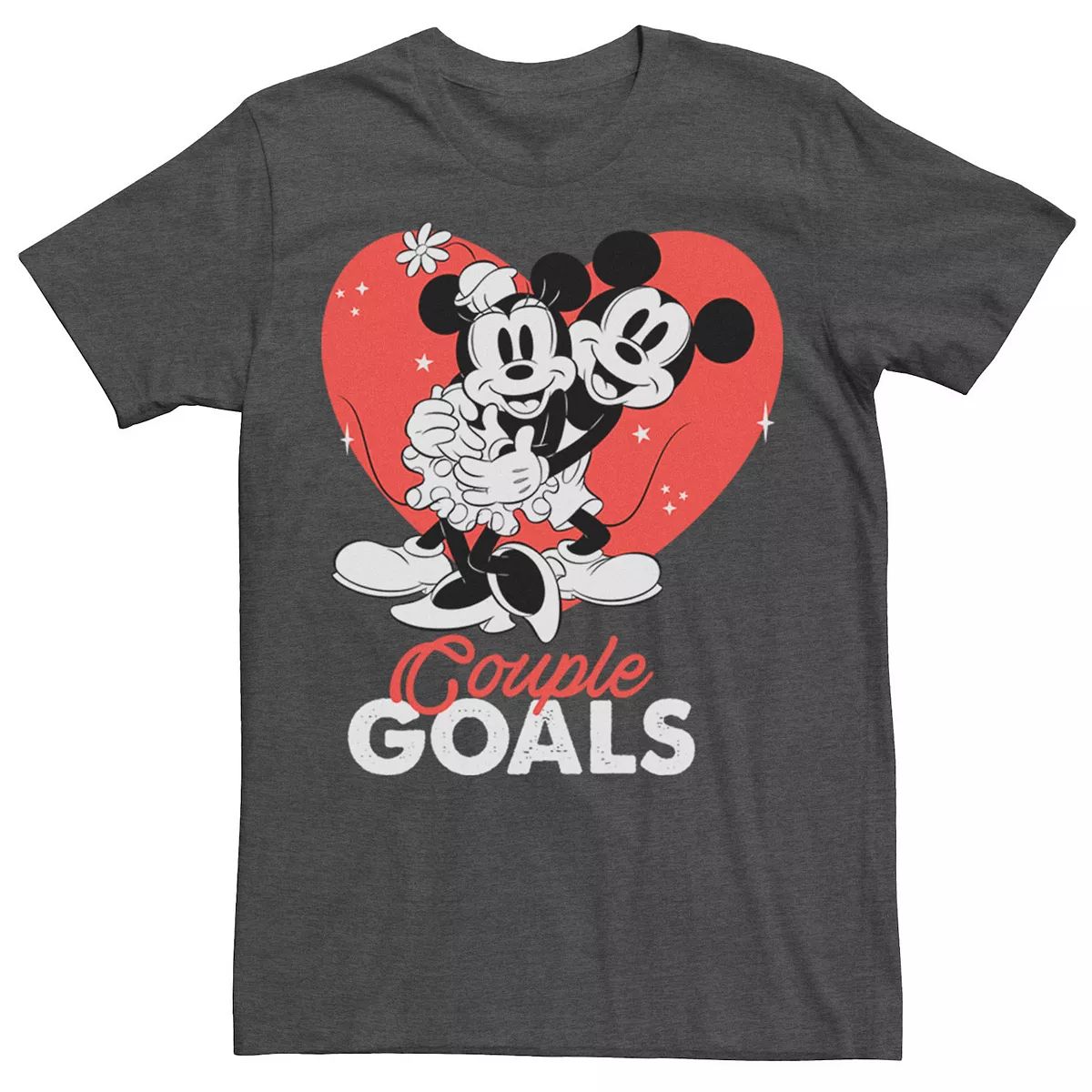 Men's Dinsey Mickey & Minnie Mouse Couple Goals Tee | Kohl's