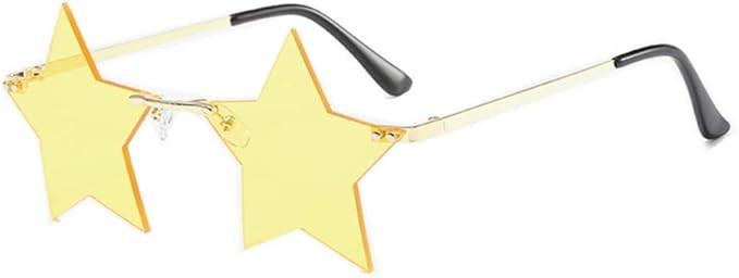ENTHYI Rimless Star shape Sunglasses Personality Sun Glasses for women/men Party glasses personal... | Amazon (US)