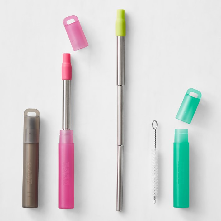 Zoku Reusable Straws, Set of 3 | Williams-Sonoma