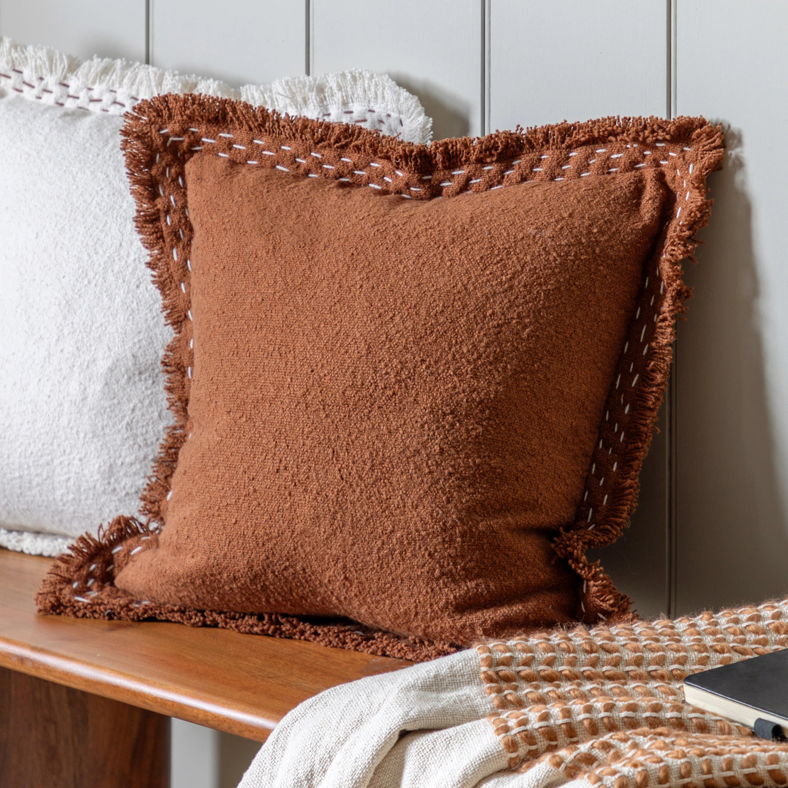 Textured Weave Cushion | Wayfair UK