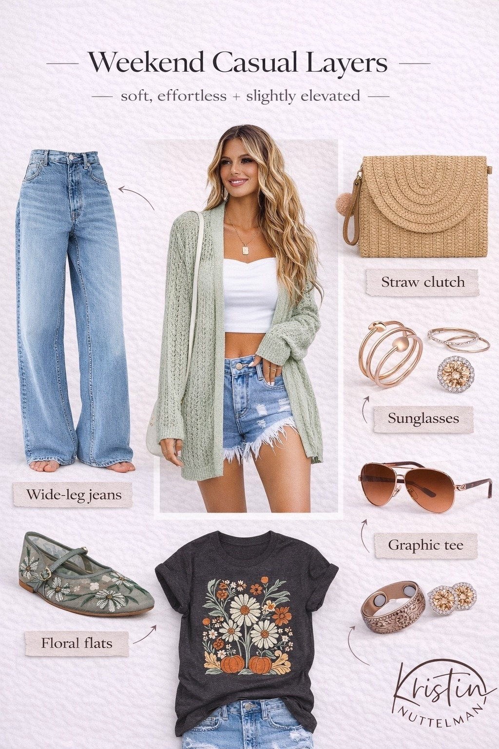 Easy outfit formula lately → lightweight layer + easy denim + statement accessories 🤍
This one feels effortless but still put together… and I love how each piece can mix into so many outfits.

Everything is linked for you in LTK ✨

#LTKStyle #LTKFinds #LTKUnder100 #EverydayStyle #CasualOutfits #MomStyle #EffortlessStyle #SpringStyle #SummerOutfits #DenimStyle #NeutralStyle #AffordableFashion #LTKFashion #OOTDInspo #StyleMadeSimple

#LTKU #LTKootd #LTKmomlife