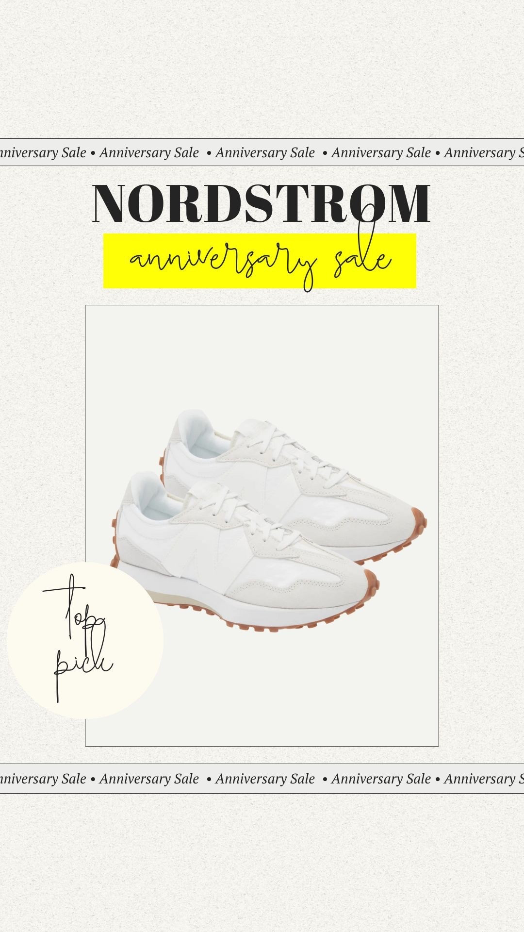 Nordstrom Anniversary Sale top pick! I love these New Balance sneakers and they're under $80! 

#LTKSaleAlert #LTKShoeCrush #LTKSeasonal