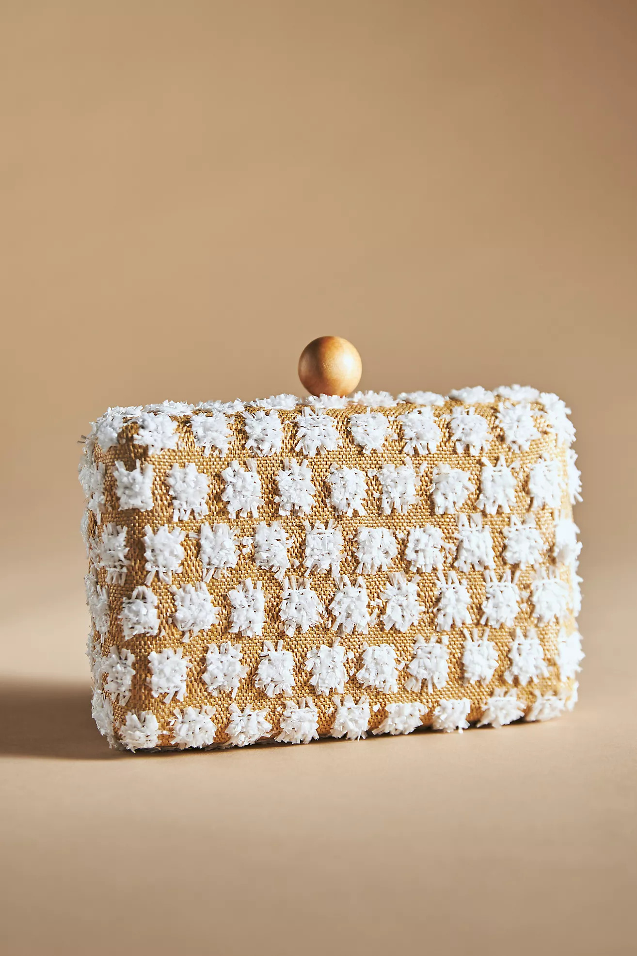 Floral Raffia Clutch | Anthropologie (US)