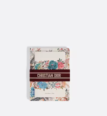 Set of 2 Notebooks Beige Multicolor Jardin d'Hiver Large Morning Bird | DIOR | Dior Couture