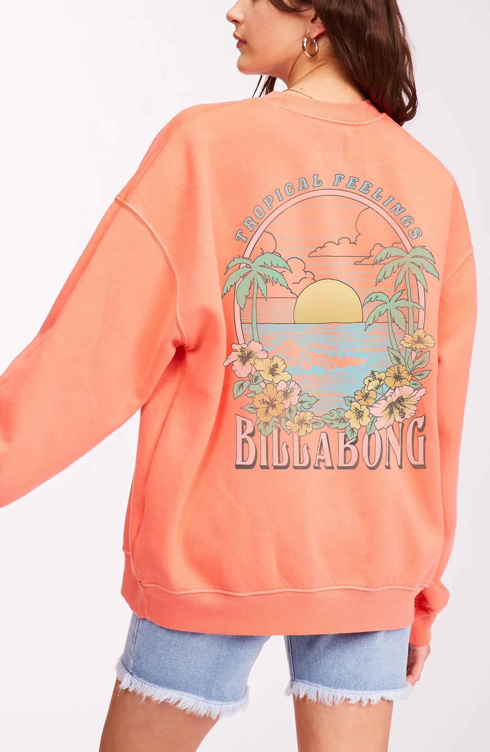 Billabong Ride In Cotton Blend Graphic Sweatshirt | Nordstrom | Nordstrom