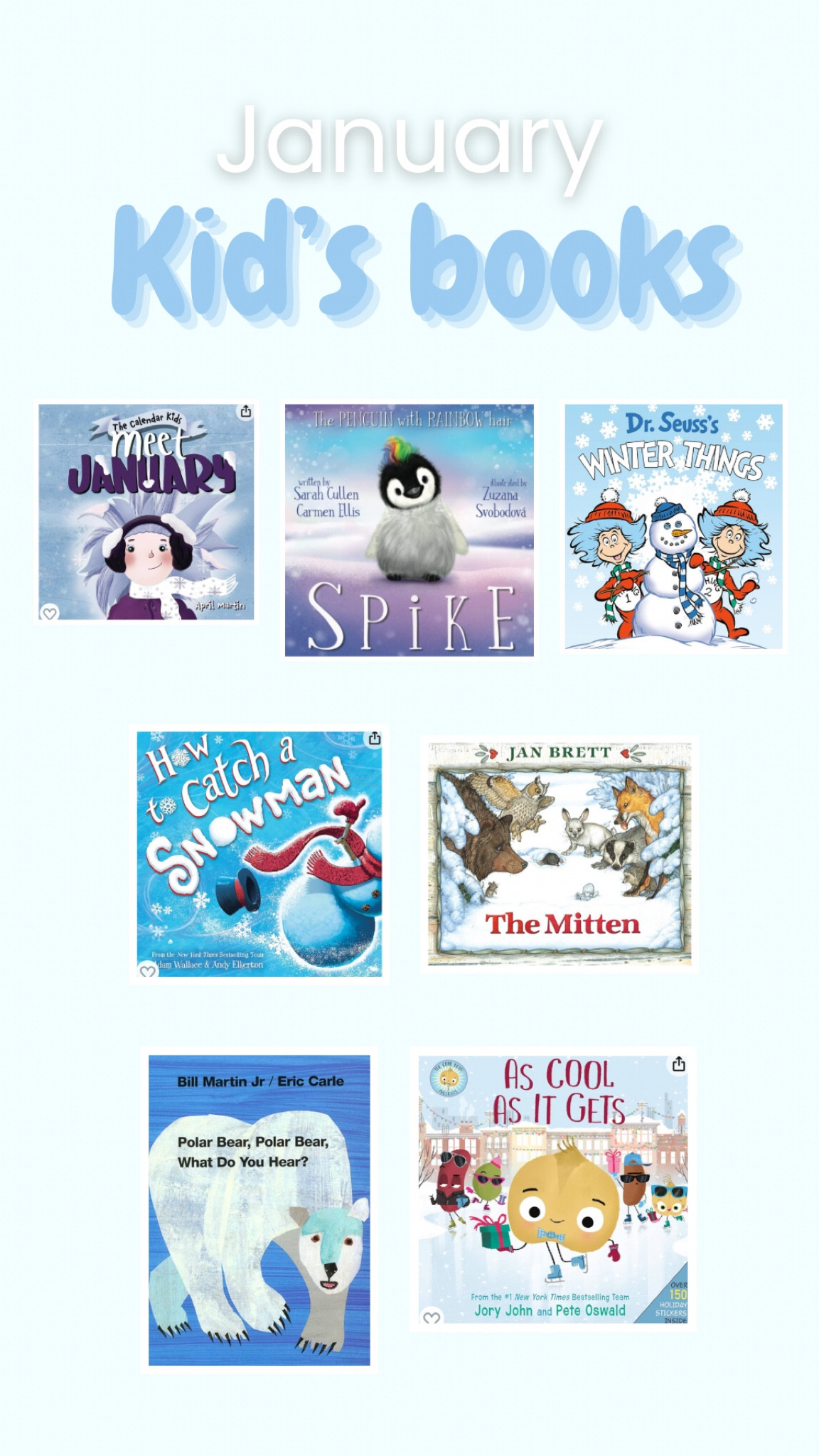 January Kid’s Books- Our favorite picks! Click images to shop! follow here & IG for more exclusive posts & product! So glad you’re here ✨ 

#LTKGiftGuide #LTKSeasonal #LTKkids