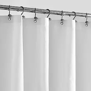 ALYVIA SPRING Waterproof Fabric Shower Curtain Liner with 3 Magnets - Soft Hotel Quality Cloth Sh... | Amazon (US)