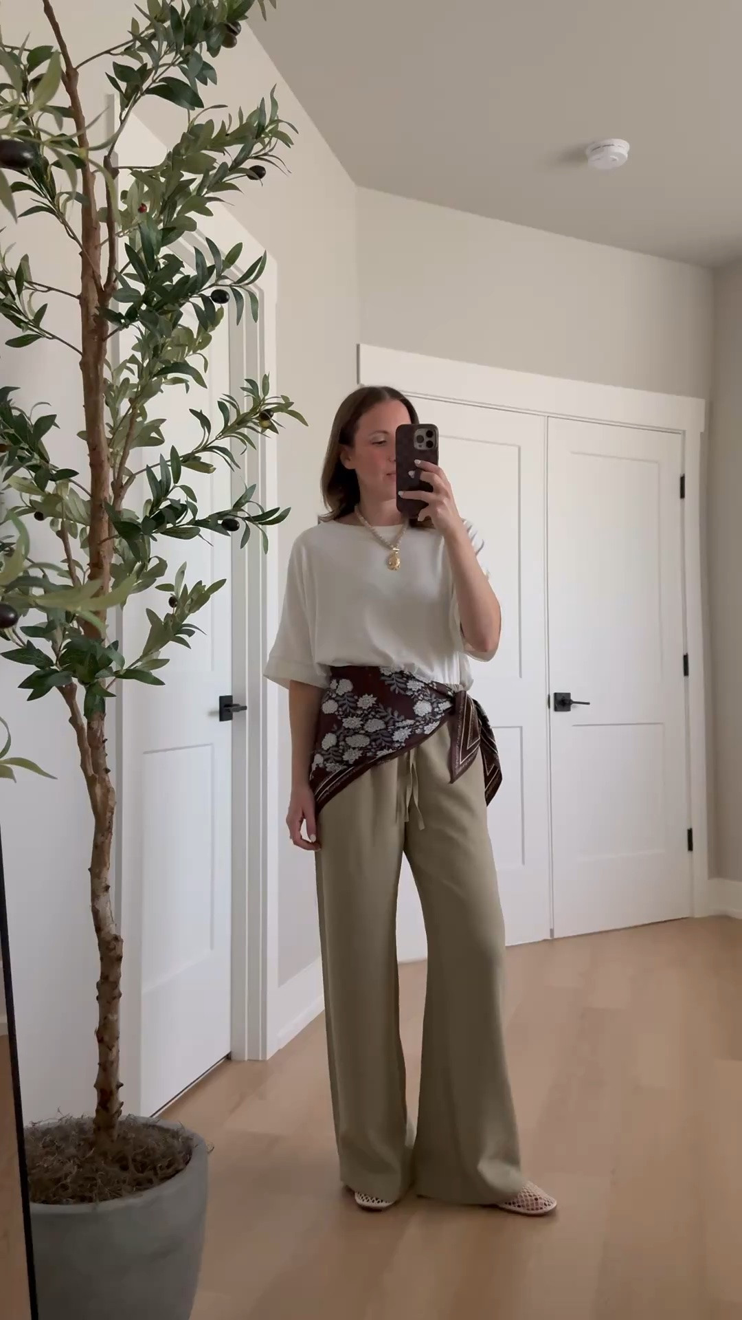 Teacher outfit idea 🍎 the best Amazon tee and the famous lodge pants paired with a hip scarf for a combo that’s equal parts classic and trendy. Wearing a small tee and small pants

Lodge pants, summer style, hip scarf, outfit idea, teacher style, classroom style