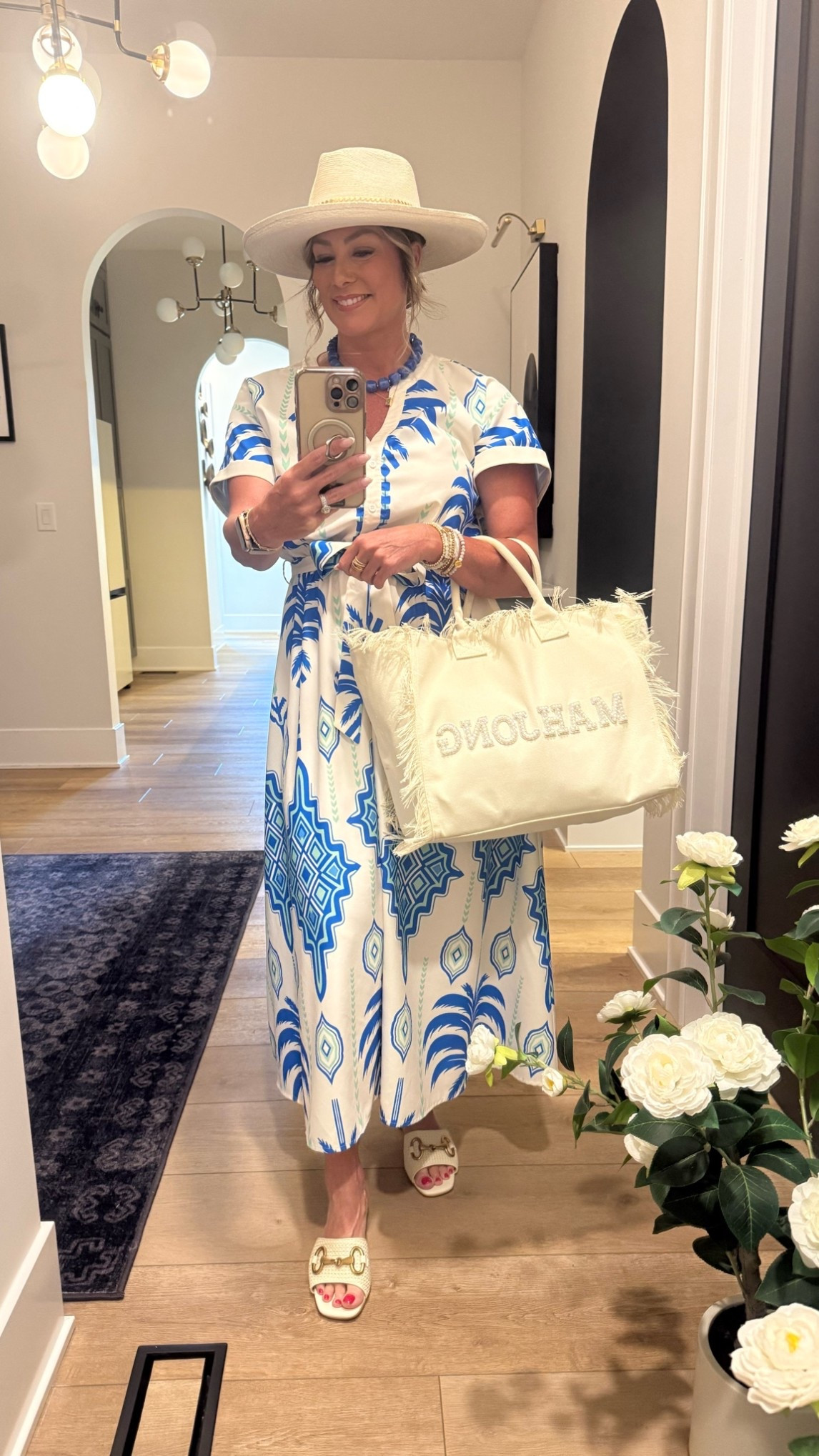 Mahjong outfit!! Love this bag. Great for pool side or beach Mahjong.

#LTKootd #LTKTravel #LTKMidsize