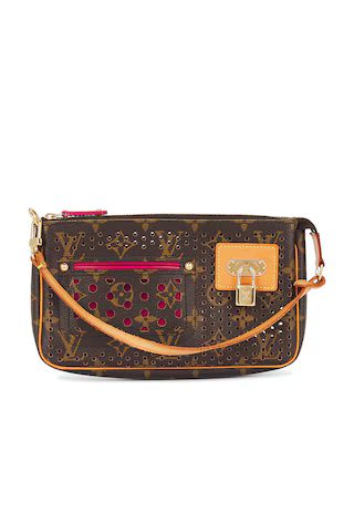 FWRD Renew Louis Vuitton Pouch Pochette Accessoires Shoulder Bag in Brown from Revolve.com | Revolve Clothing (Global)
