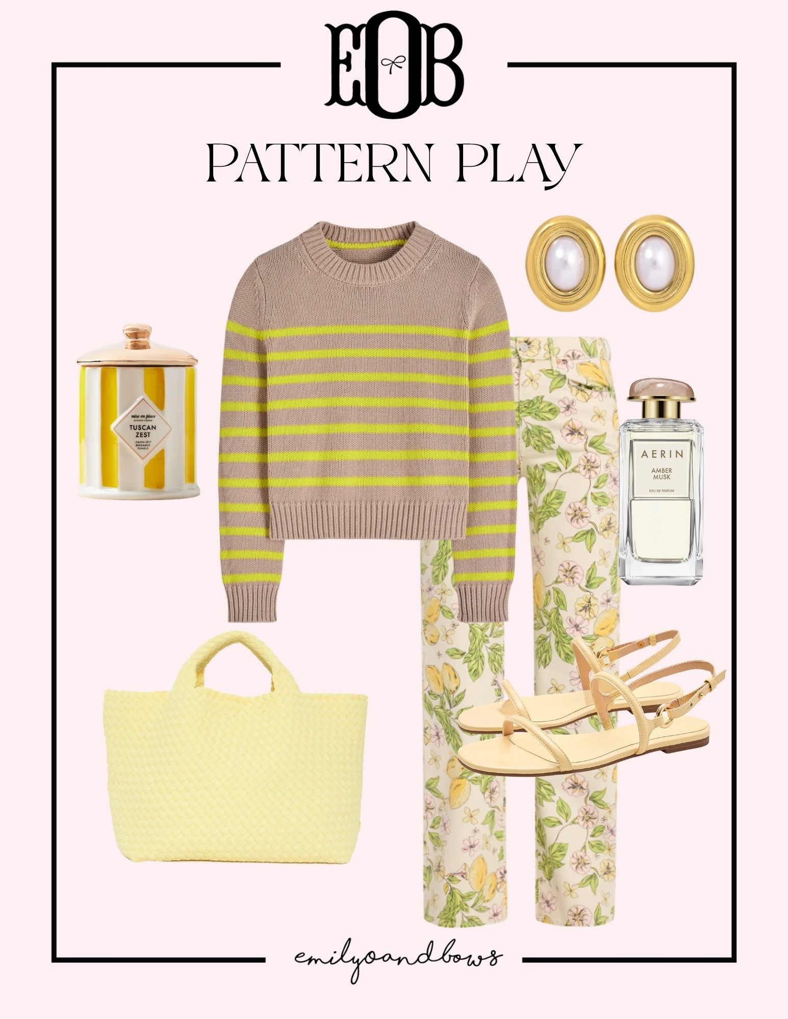 Mixing patterns for summer is always so fun and a great way to mix up your wardrobe! 
