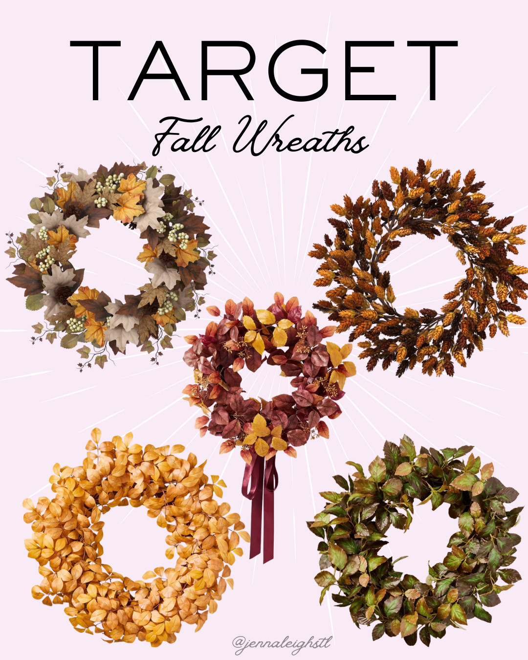 Maybe if we all start decorating for fall, the temperatures will get the hint. 😂🍂 These beautiful fall wreaths at Target are sure to do the trick! 

 #LTKSeasonal #LTKHome