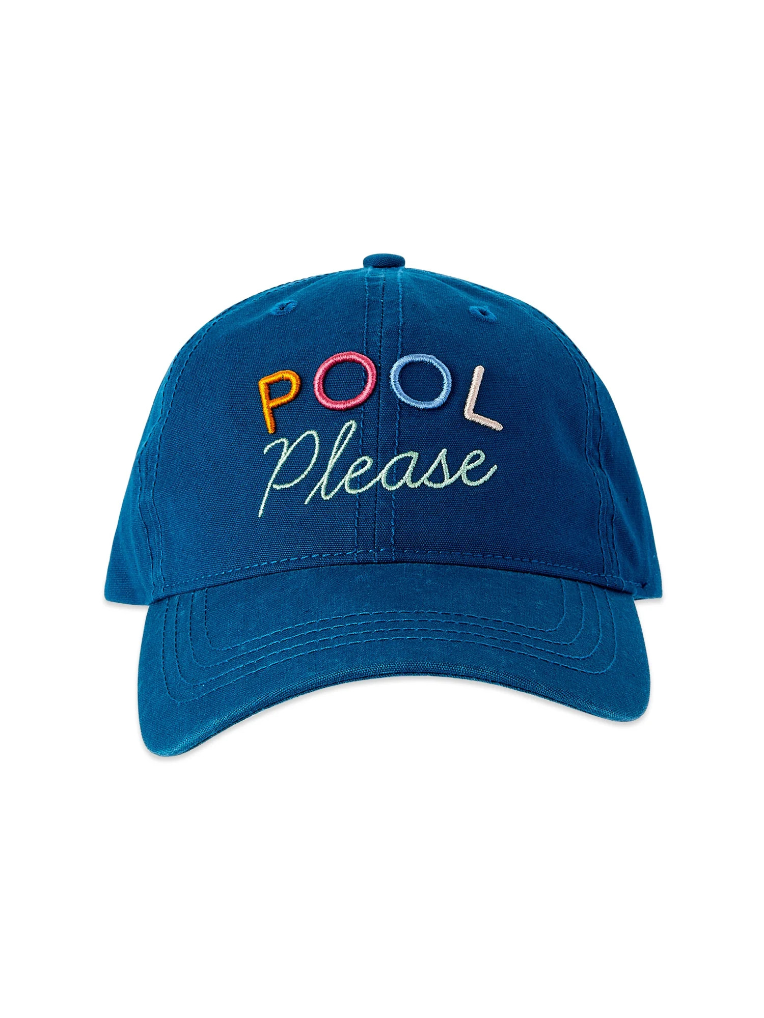 Time and Tru Women's Teal Pool Please Baseball Cap | Walmart (US)
