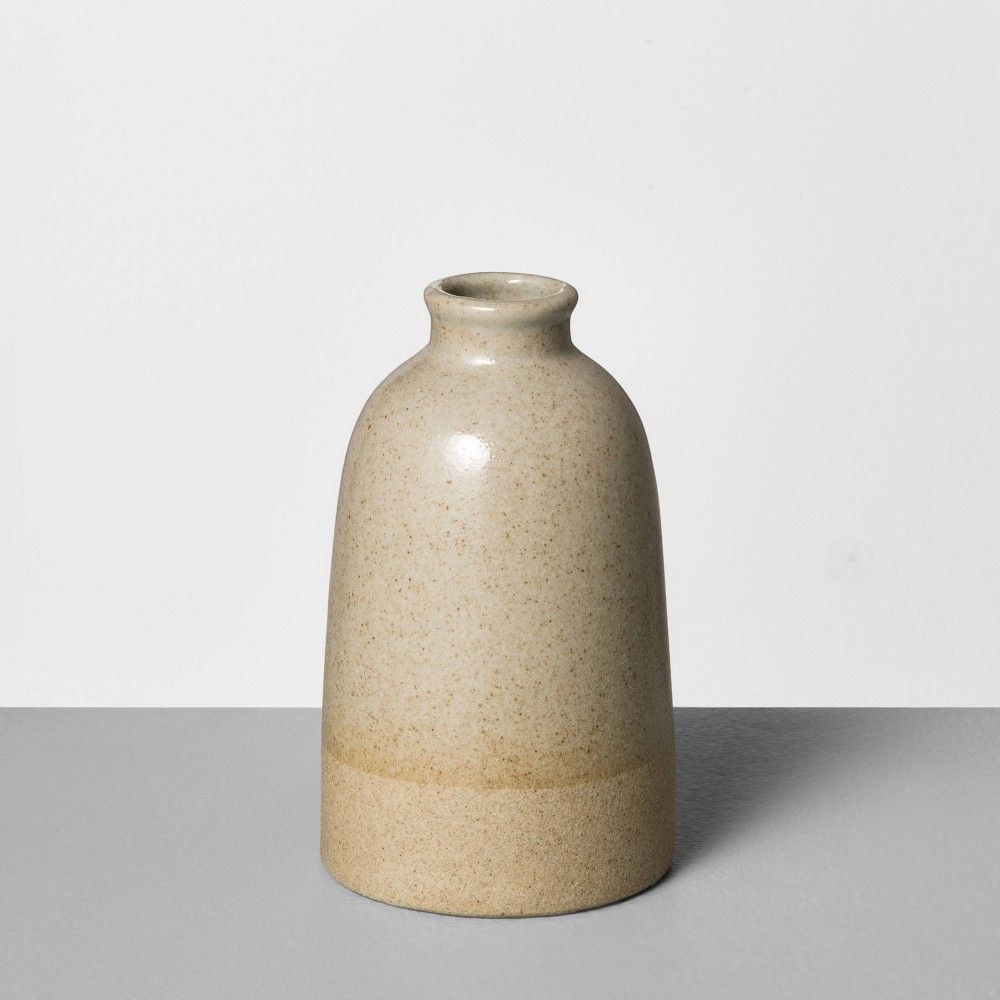 5"" Small Stoneware Vase Gray - Hearth & Hand with Magnolia | Target