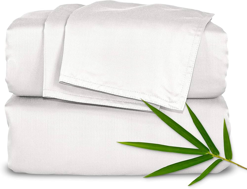 King Sheets by Pure Bamboo, Genuine 100% Organic Viscose Derived from Bamboo Bed Sheet Set, Luxur... | Amazon (US)