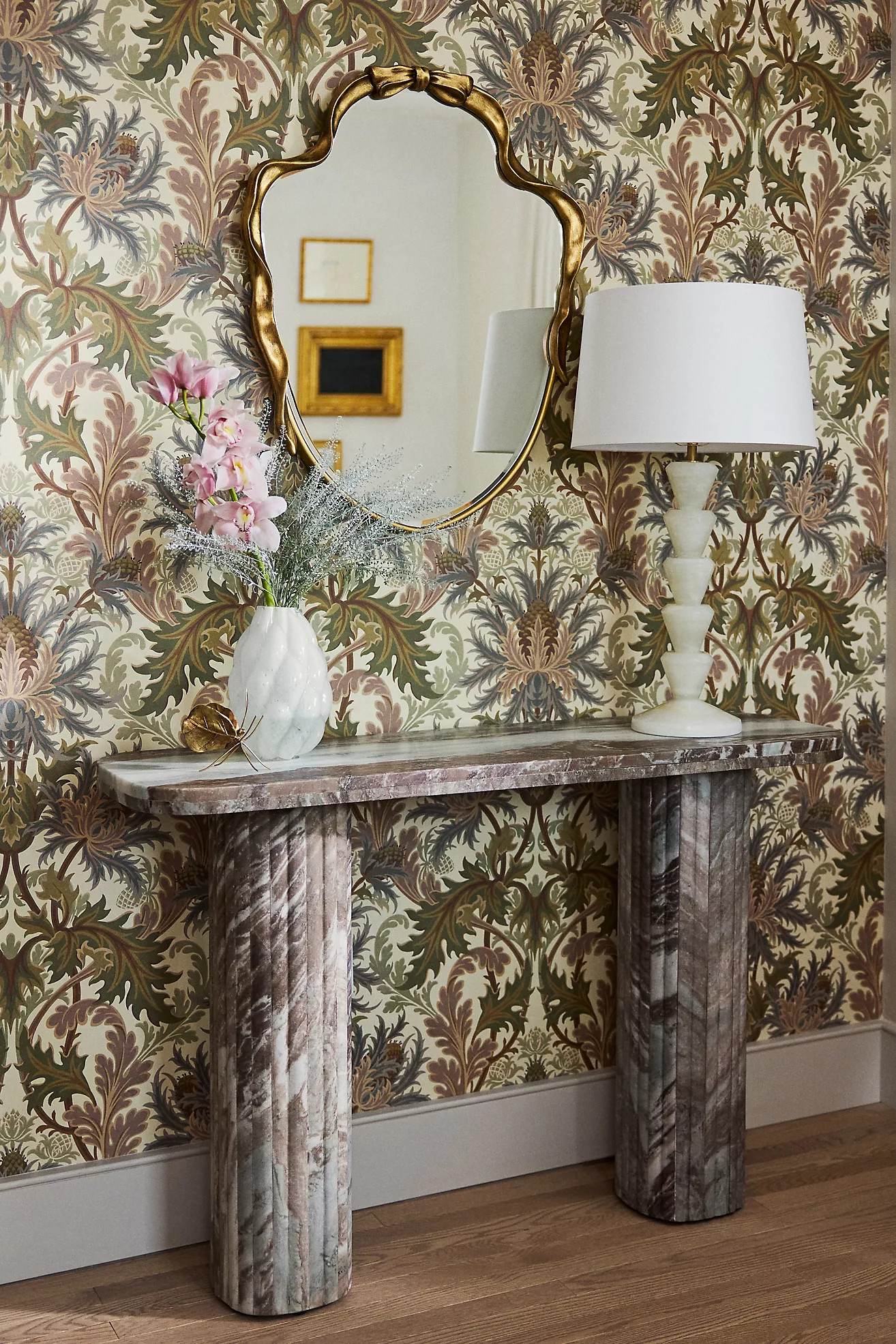 Kanta Rectangular 48" Marble Console | Anthropologie (US)