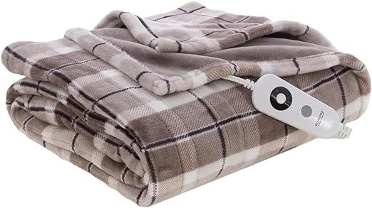 Berkshire Blanket VelvetLoft® Heated Electric Throw - 60" x 70" Heating Warm Blanket Throw with ... | Amazon (US)