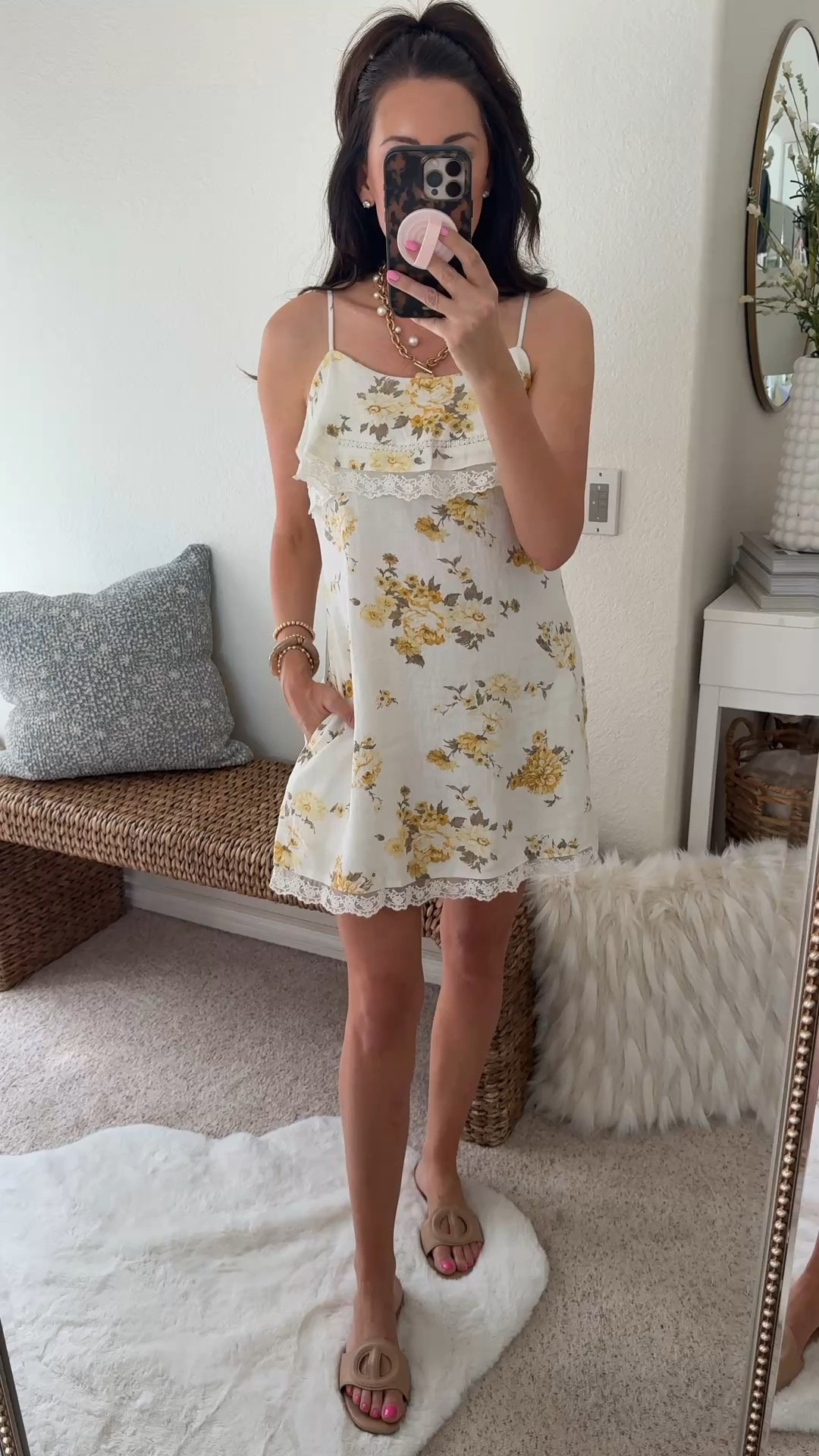 Small dress—looks like free people! It does need a slip under it so I linked my favorite half slip which is great to have for spring and summer when you’re wearing sundresses just for added coverage! 

#LTKmomlife #LTKSeasonal #LTKootd