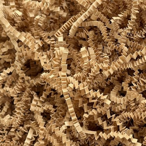 1LB Crinkle Cut Paper Shred Filler for Gift Box Bag and Basket On Holidays (Kraft Brown) | Amazon (US)
