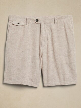 7" Linen-Blend Shorts | Banana Republic Factory