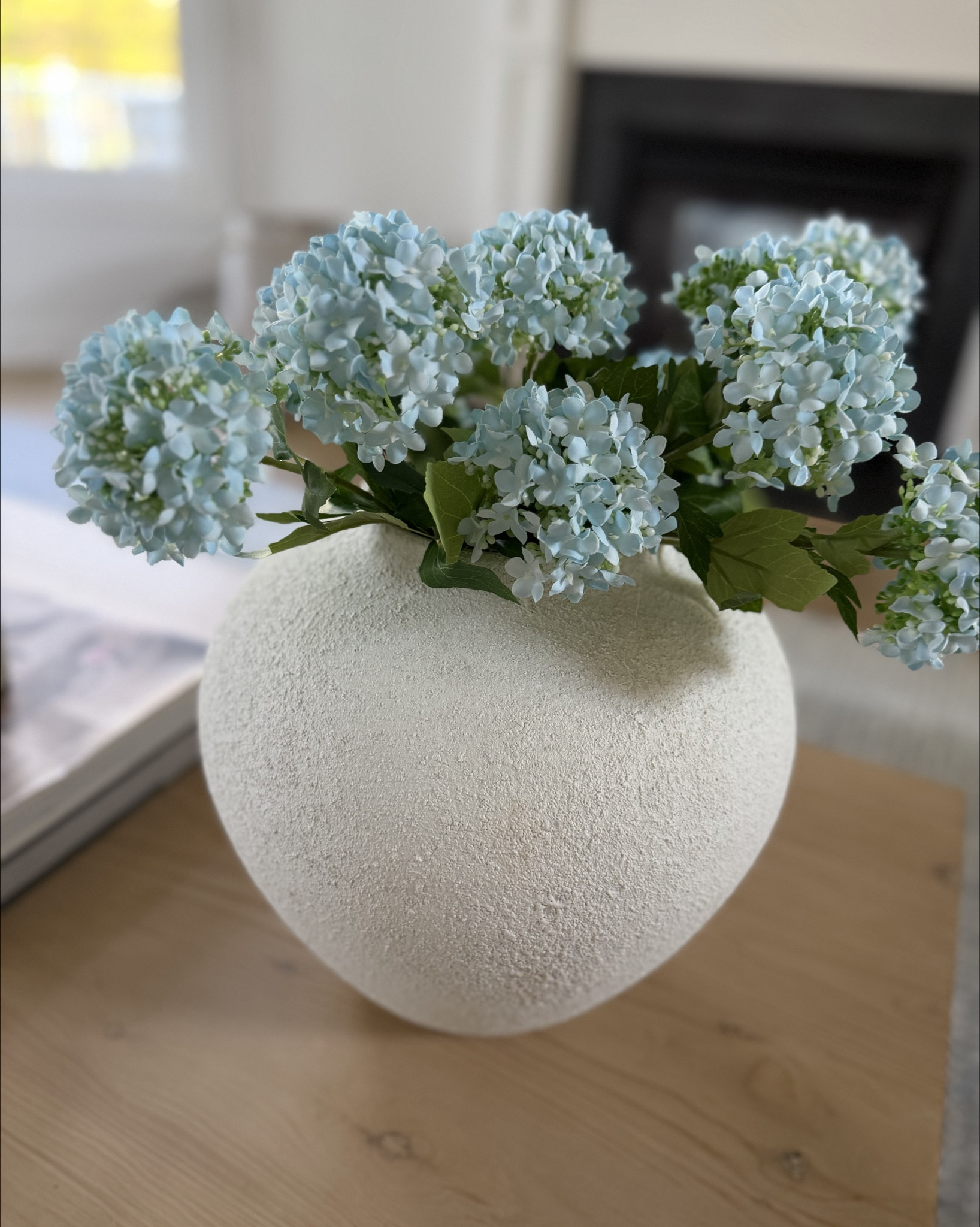 Loving these faux hydrangeas!! Going to be purchasing more for a fuller look!!

#LTKmomlife #LTKHome #LTKdayinmylife