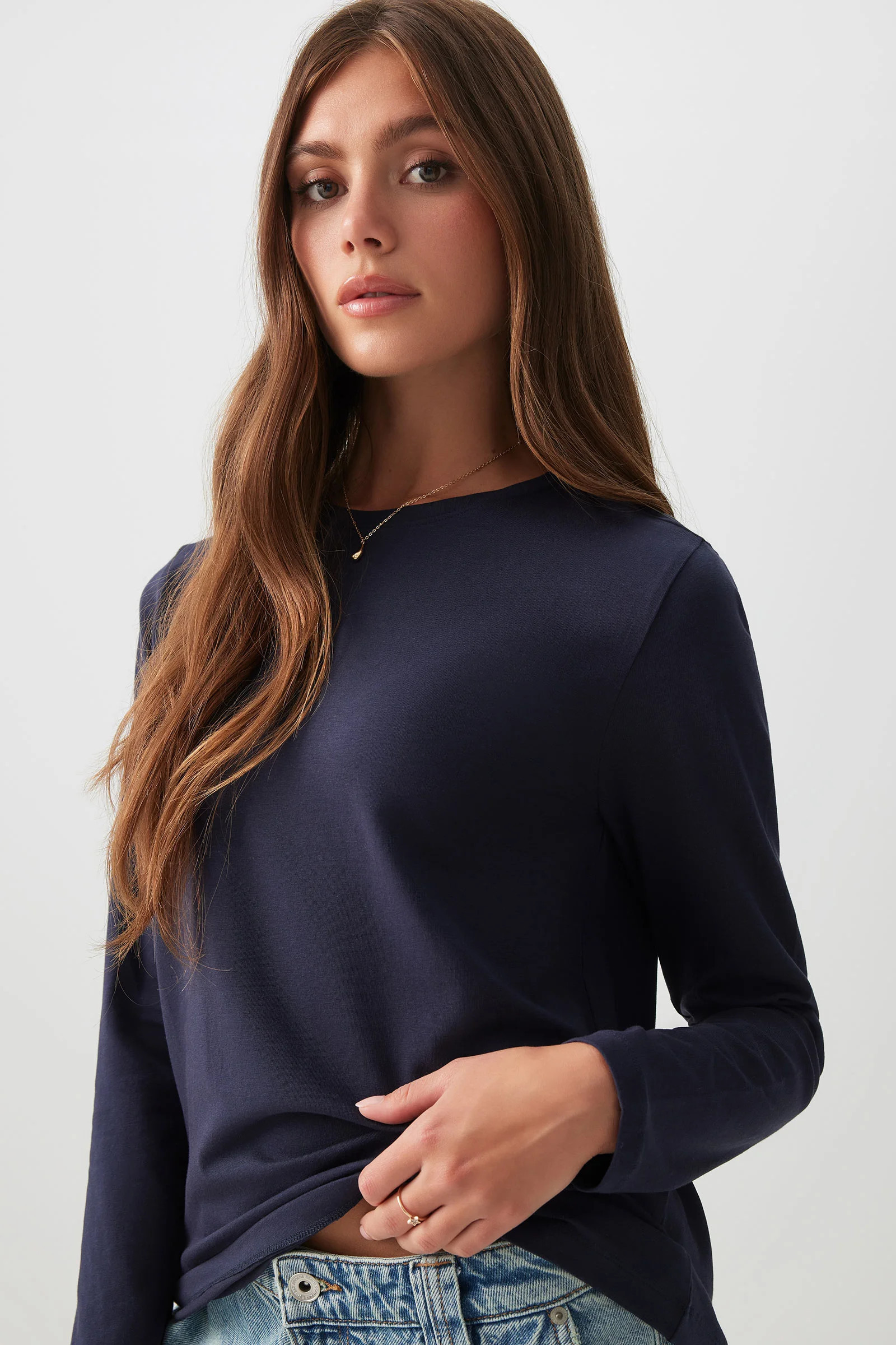 Basic Long Sleeve T-Shirt | Ardene