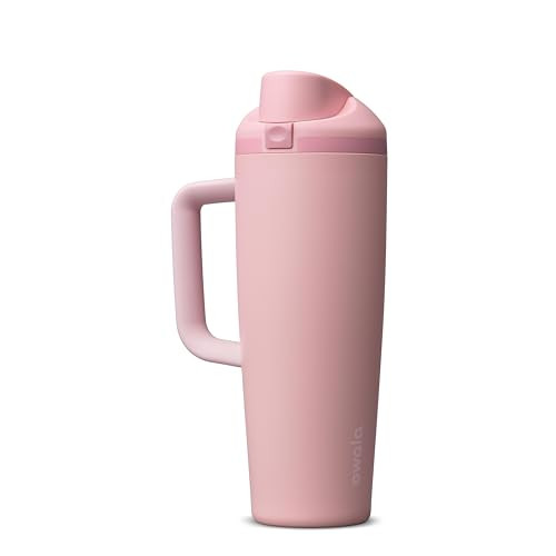 Owala FreeSip Tumbler - Stainless Steel - 30-oz. - Pink (Rose Quartz) | Amazon (US)