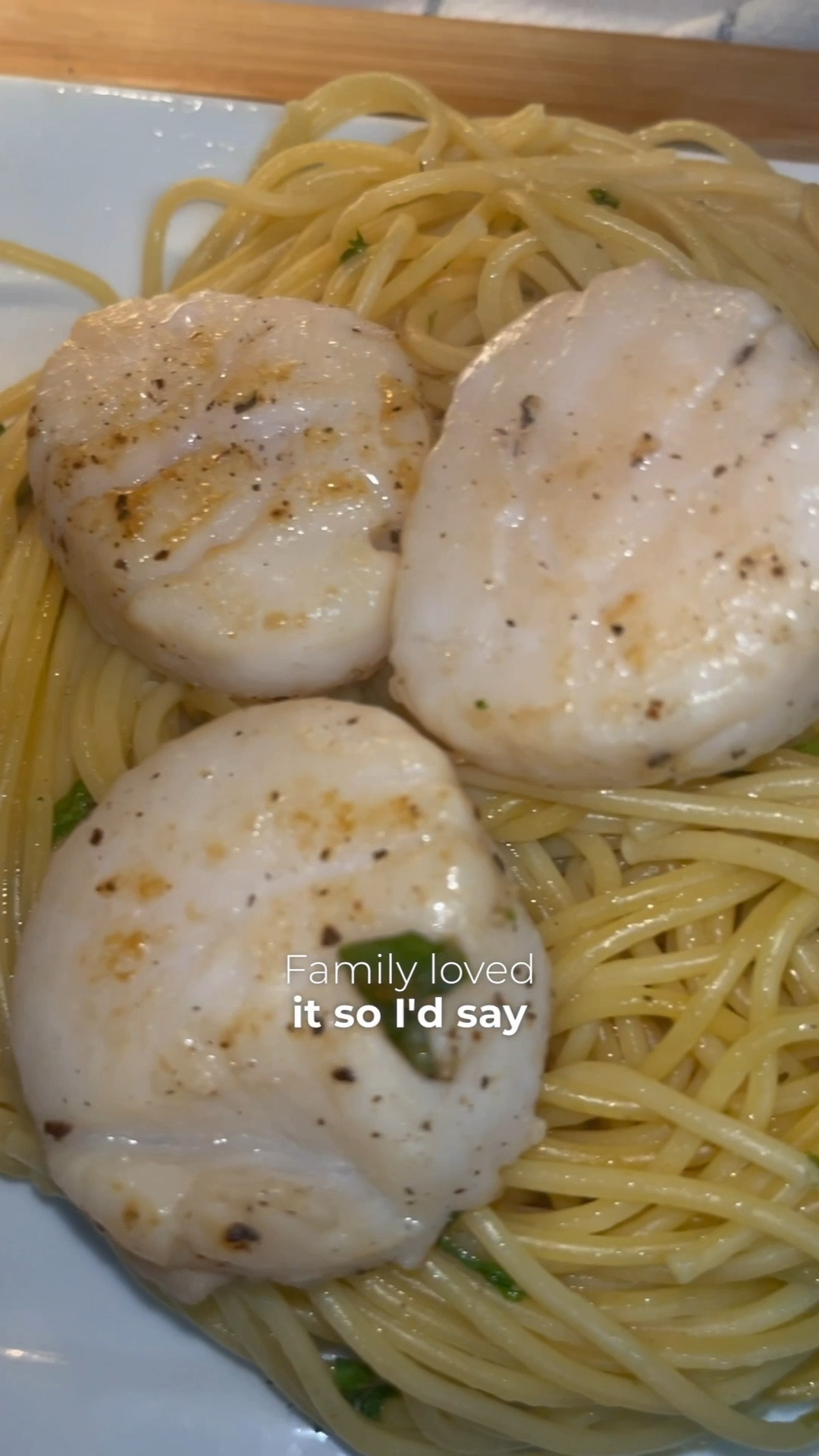 Today I’m making scallops over herb pasta! This recipe was so easy and the family loved it!👩🏻‍🍳❤️

#LTKhome #LTKfamily #LTKVideo