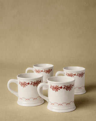 Coronet Mugs (Set of 4) | McGee & Co. (US)