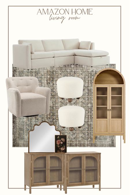 Amazon home living room 
Loloi rug
Sectional

#LTKSeasonal #LTKHome #LTKSaleAlert