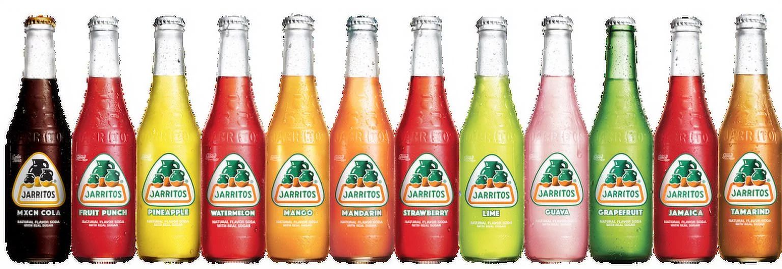 Jarritos Variety Pack Soda, 12.5 fl oz (370 ml), 12 count - Walmart.com | Walmart (US)