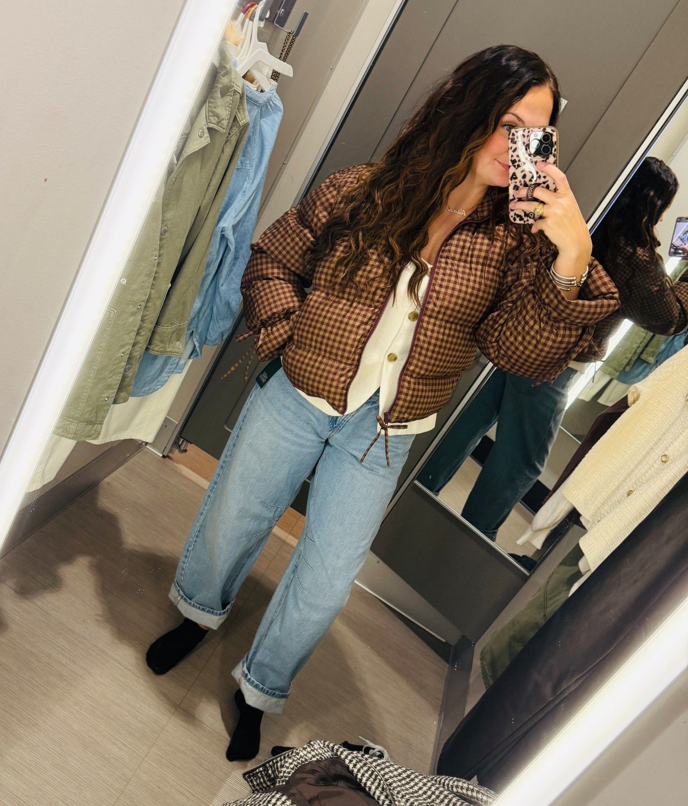 The cutest fall outfit from Target! Wearing a small in the jacket and a size 6 in the barrels. 


#LTKFindsUnder50 #LTKHoliday #LTKStyleTip