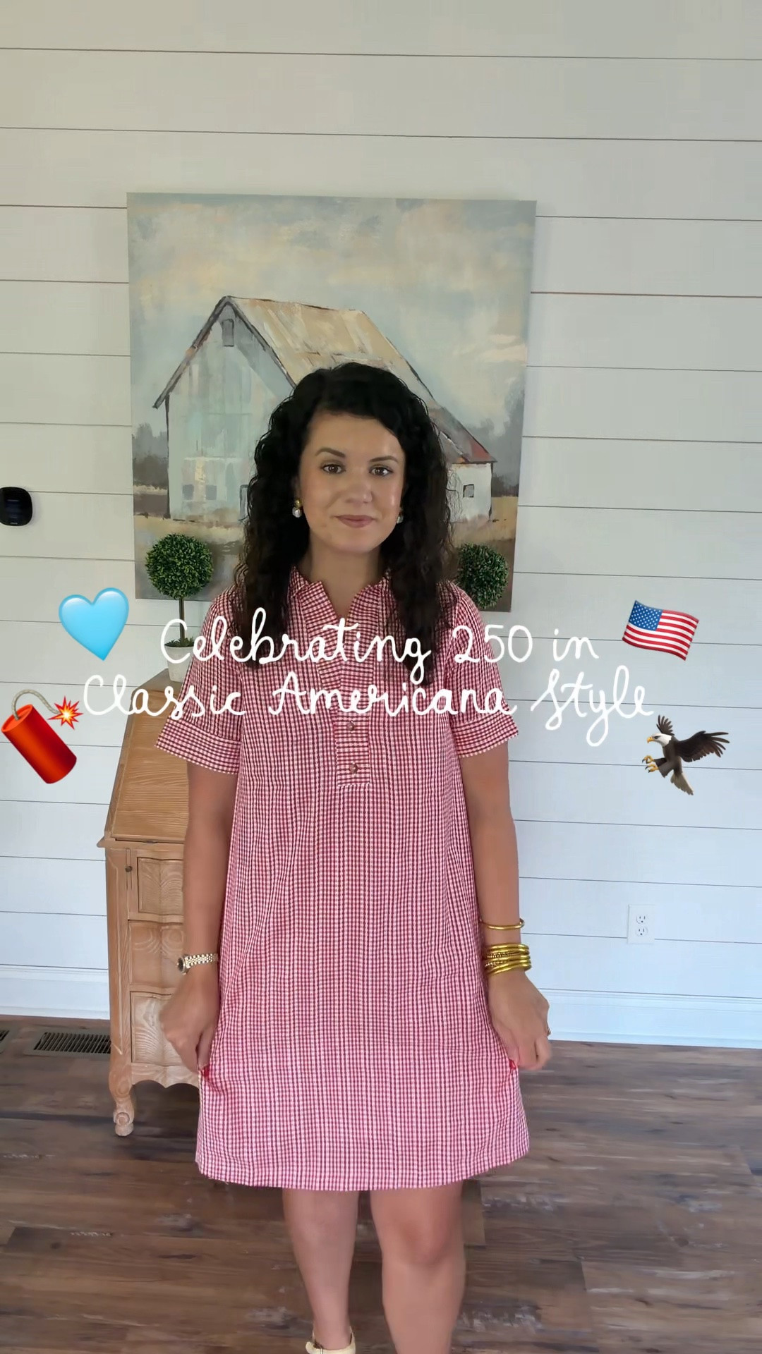 🇺🇸 Red, white, and blue Americana vibes all summer long as we celebrate America’s 250th ❤️🤍💙

I’m loving these classic summer dresses lately!!!

❤️ This red gingham dress is 100% cotton and absolutely precious!! The fit and style are so timeless, and the beautiful stitching and details make it extra special! 

💙 This navy striped midi dress is made from linen, which I love for summer! It’s lightweight, breathable, and the classic stripe is something you’ll reach for year after year!!

Classic, timeless pieces that never go out of style. 🇺🇸✨ #AmericanaStyle #RedWhiteAndBlue #SummerStyle #ClassicFashion #AmericanaVibes #CottonDress #LinenDress #SummerOutfits #summerstyle #summerdresses #duffieldlane #timelessfashion #southernstyle #dress #dresses #dresslover #spring #springstyle #springfashion #springdress #sundaystyle #churchoutfit #ootd #momstyle #femininefashion #outfitinspo #summer #summerstyle #summerfashion #summerdress #babyshower #style #fashion #church #brunch #preppy #preppystyle #grandmillenial #grandmillenialstyle #ladies #ladiesfashion #ladiesstyle #classic #classicstyle #chic #timeless #timelessstyle #momlife #momfit #momoutfit #momstyle #everydaystyle #naturalfiber #lowtox #cotton #ladiesstyle #ladieswear #ladiesdress @Duffield Lane

#LTKootd #LTKgrwm #LTKSeasonal