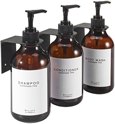 GOYISEE Shampoo and Conditioner Dispenser for Shower Wall 3 Chamber,Refillable Shampoo and Condit... | Amazon (US)