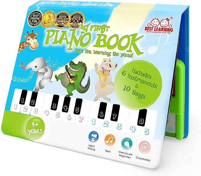 BEST LEARNING My First Piano Book - Educational Musical Toy for Toddlers Kids Ages 3 Years and up... | Amazon (US)