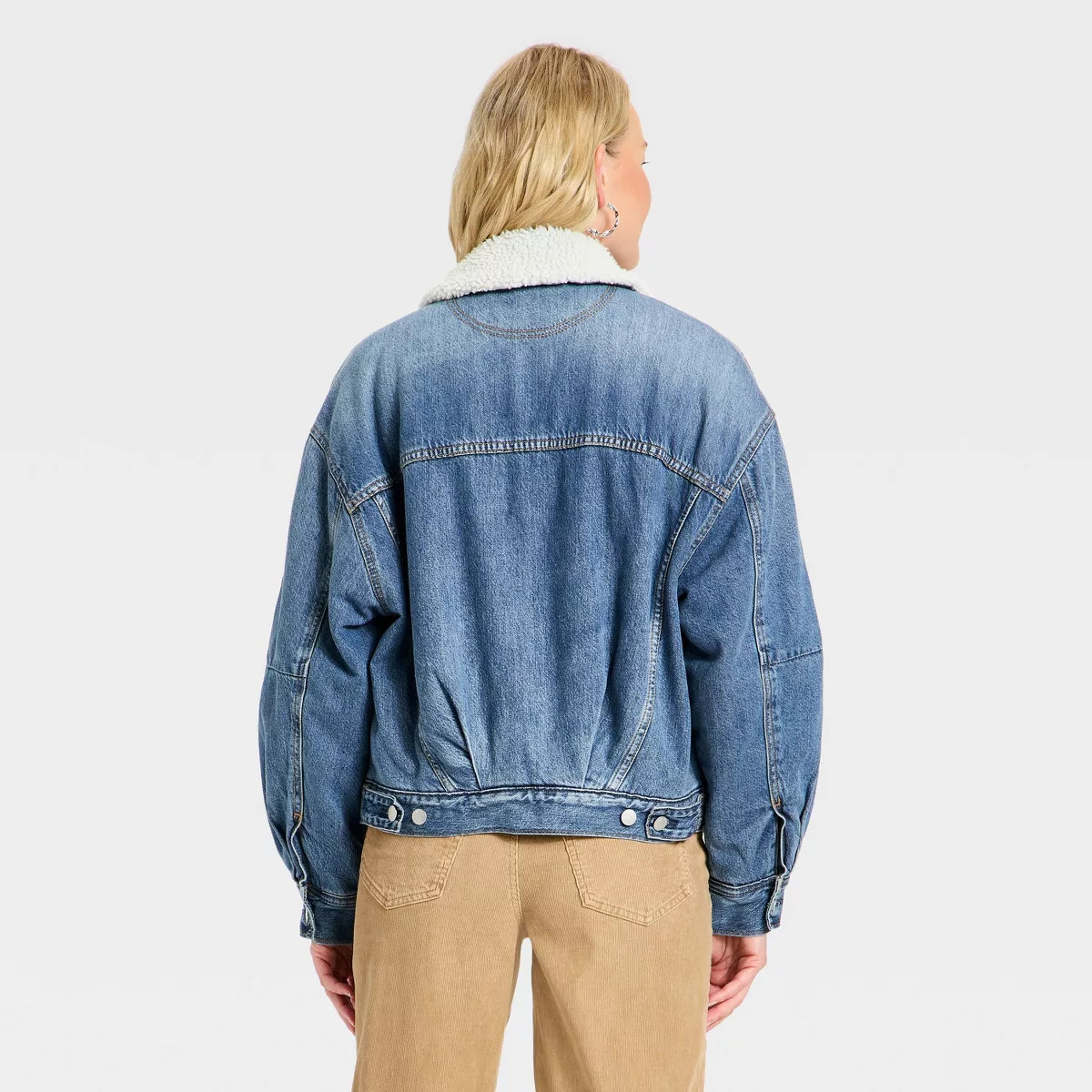 Women's Bubble Denim Jacket - Universal Thread™ Light Wash | Target