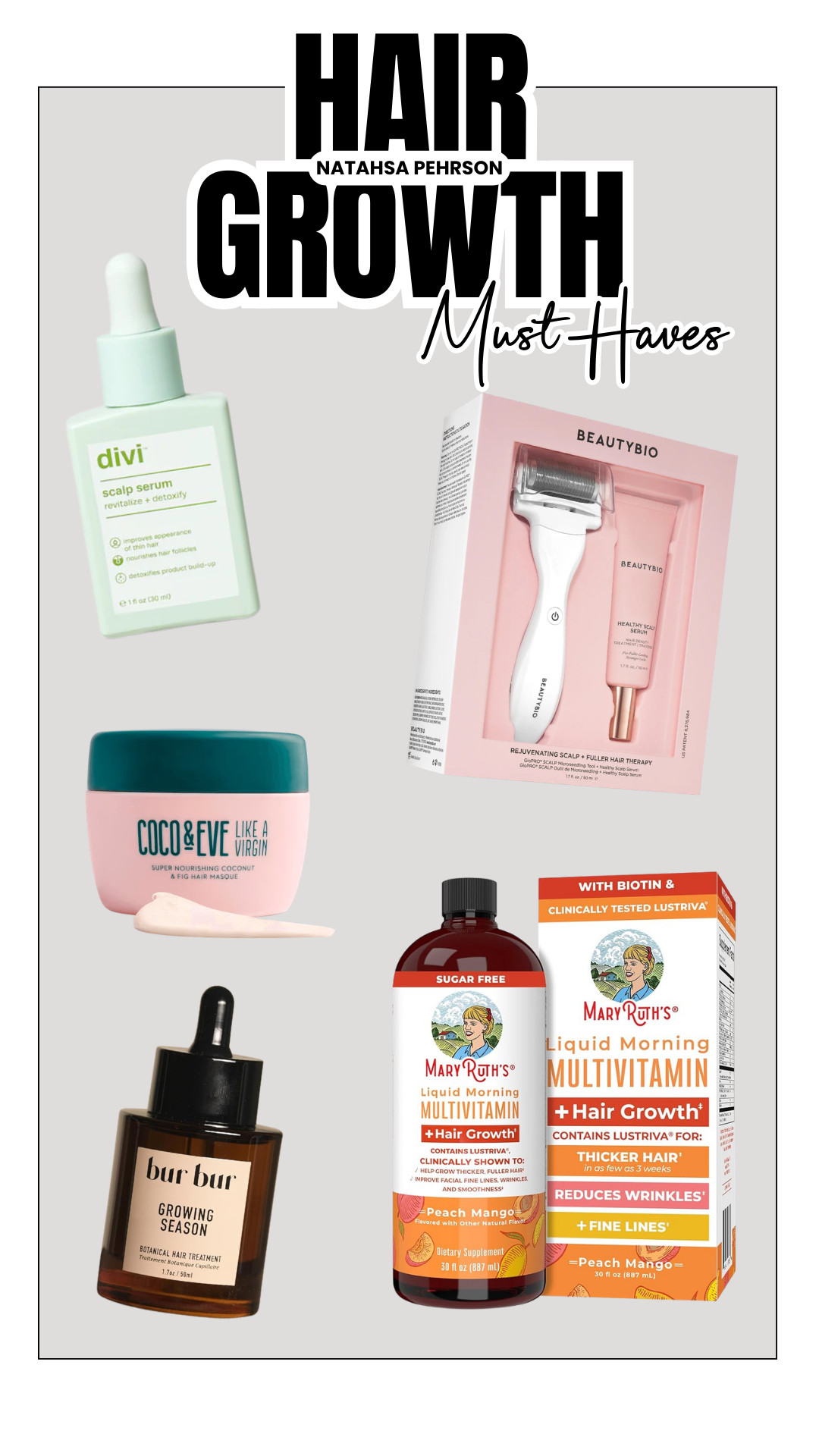 Hair Growth Must-Haves! 

 #LTKselfcare #LTKU #LTKBeauty