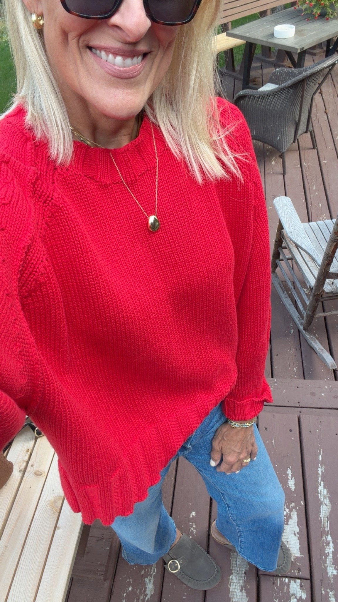 Best sweater on the Internet currently, wearing small 

@jcrew ￼

#LTKdayinmylife #LTKmomlife #LTKOver40