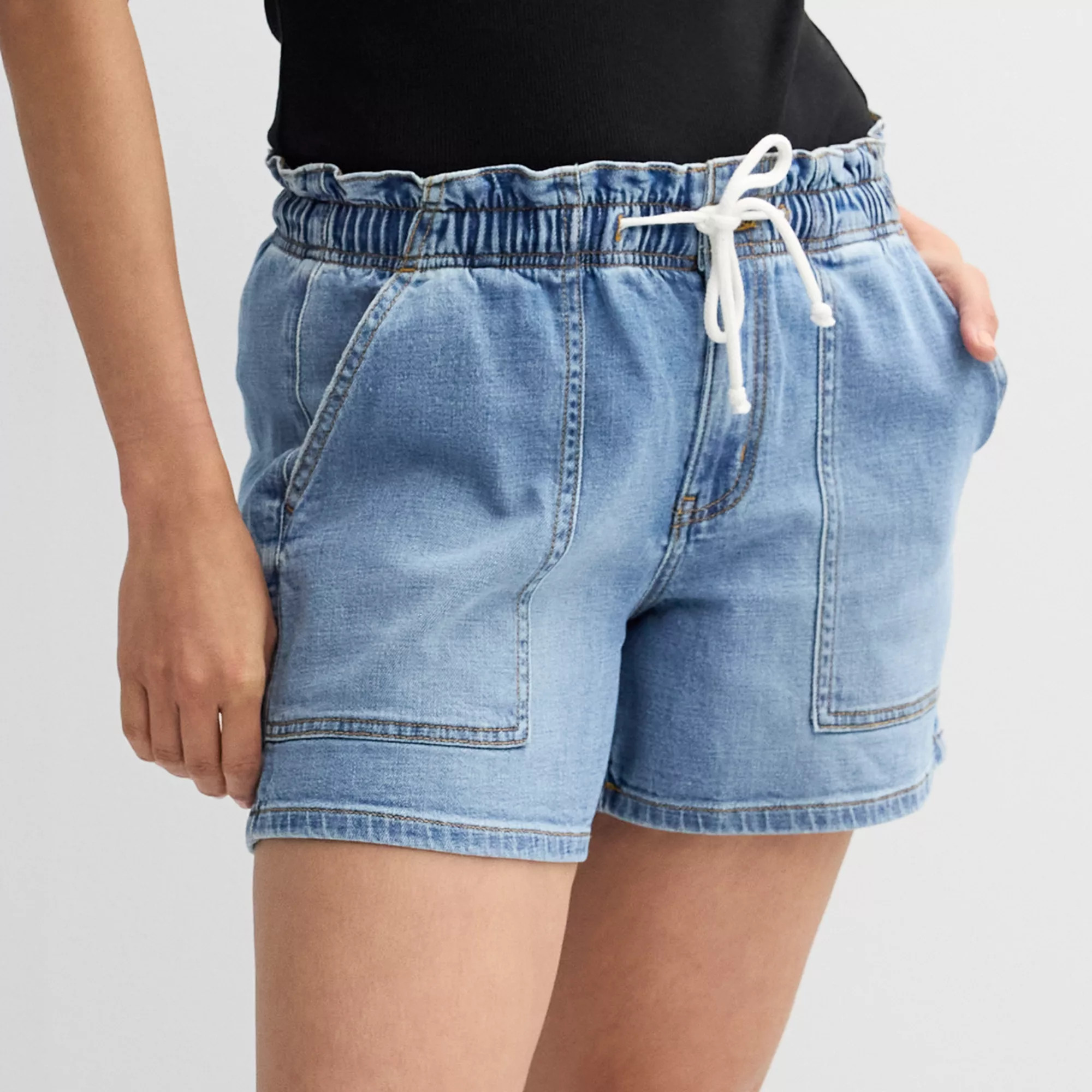 Women's Sonoma Goods For Life® Paper Bag Waist Shorts | Kohl's