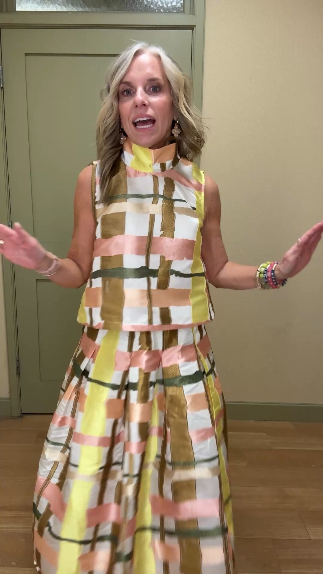 Fabulous look for a wedding guest or fancy shower. Wear pieces separately for more casual looks. Wearing XS in both 

#LTKOver40 #LTKSeasonal #LTKWedding